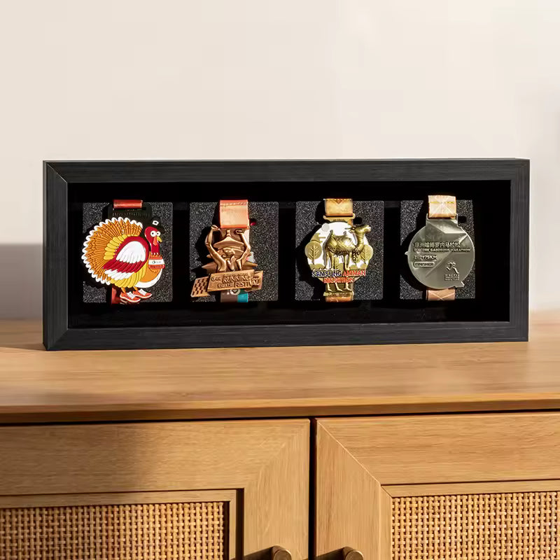 Présentoirs de Médailles Élégants en Bois