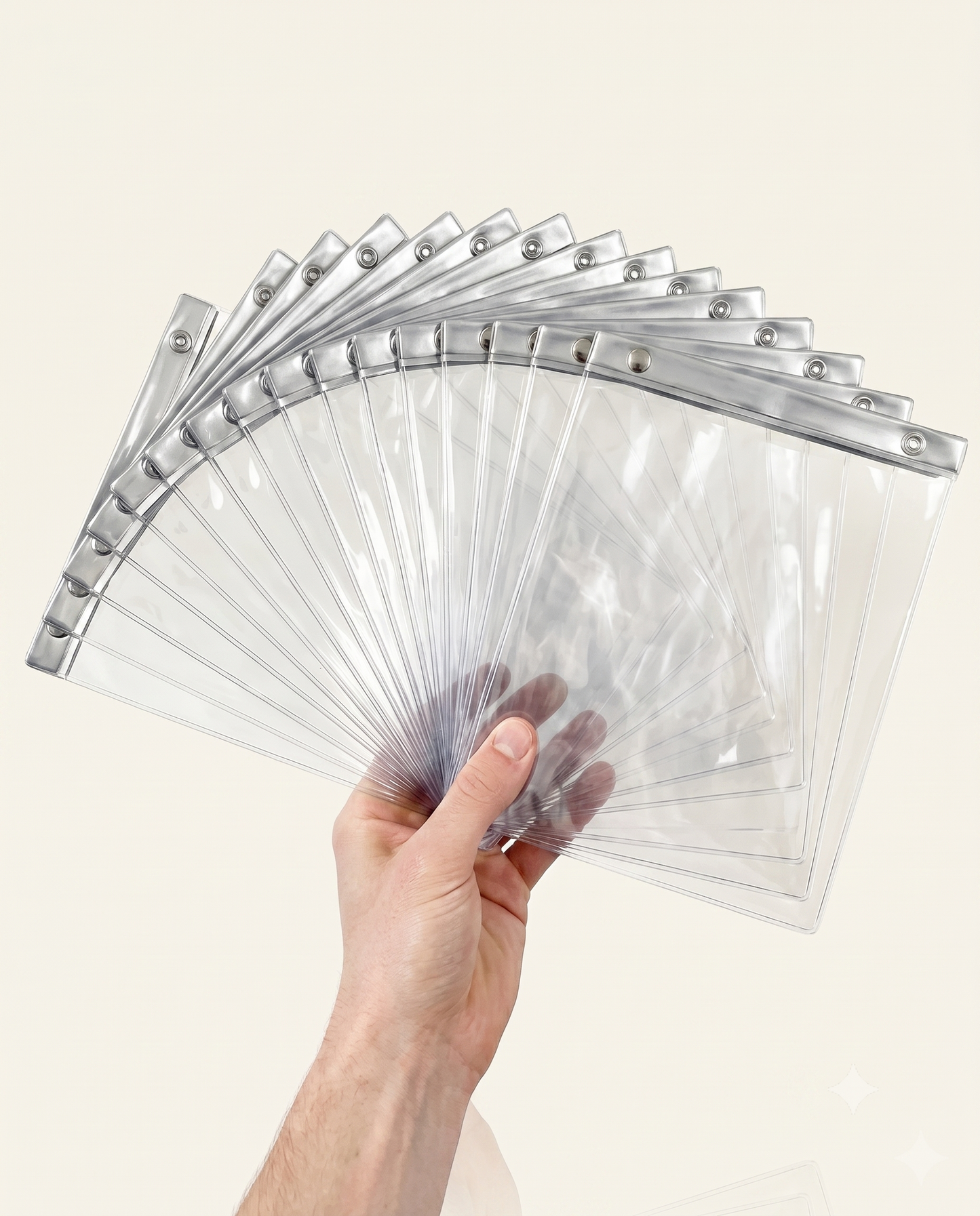 Pochettes de protection transparentes pour dossards de course à pied, format A5