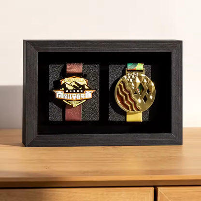 Présentoirs de Médailles Élégants en Bois