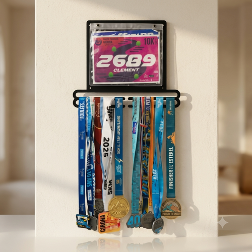 Support Médaille & Dossard - Porte-médailles en métal